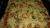 Pizza na celý plech