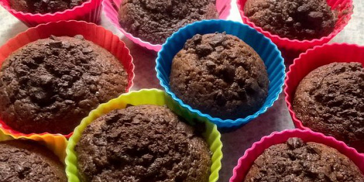 Výborné čokoládové muffiny (Čokoládové muffiny)