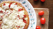 Zdravá pizza z jogurtového těsta, Zdravá pizza z domácího těsta