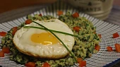 Bulgur se špenátem a ricottou