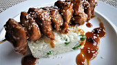Krůtí špízy teriyaki