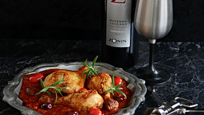Kuře po myslivecku (Pollo alla cacciatora)