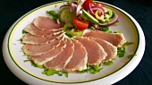 Sušená šunka z vepřové kotlety ve stylu prosciutto