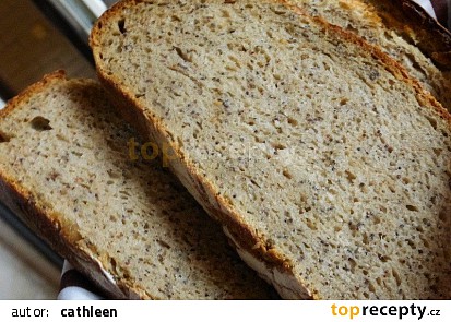 Tečkovaný kváskový chleba