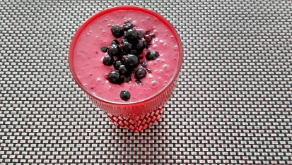 Borůvkové smoothie