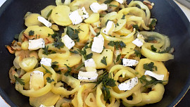 Bramborovo - papriková frittata