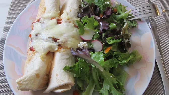 Cottage syr enchilada (tortilla)
