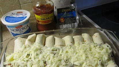 Cottage syr enchilada (tortilla)
