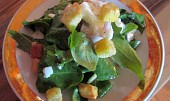 Pampeliškovo-bazalkový salát