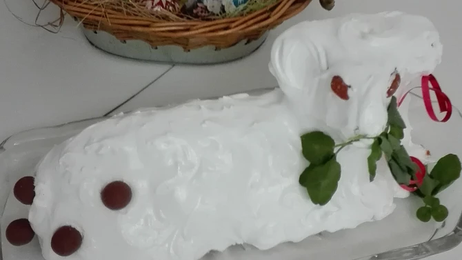 Velikonoční beránek jogurtovo celozrnný