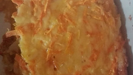 Zapečený pangasius s mrkví a sýrem