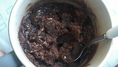 Brownie mug cake