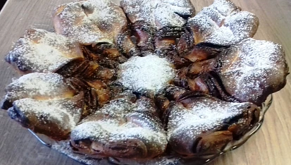 Nutelová kytička