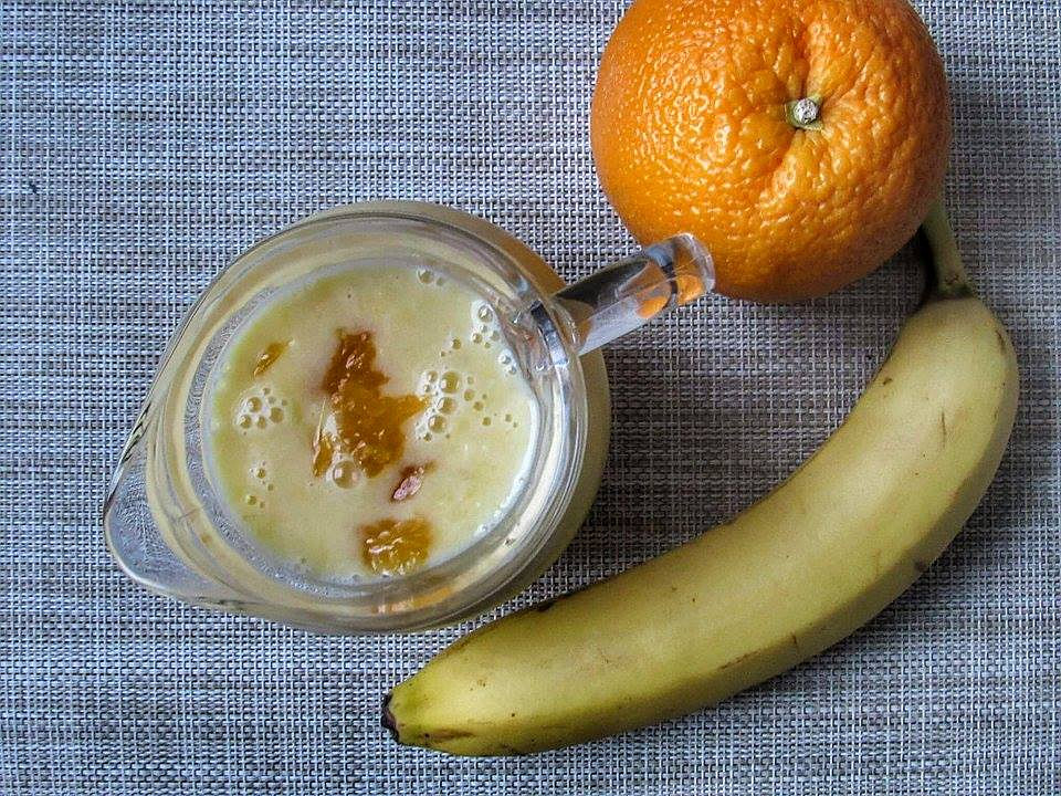 Pomerančovo-banánové smoothie