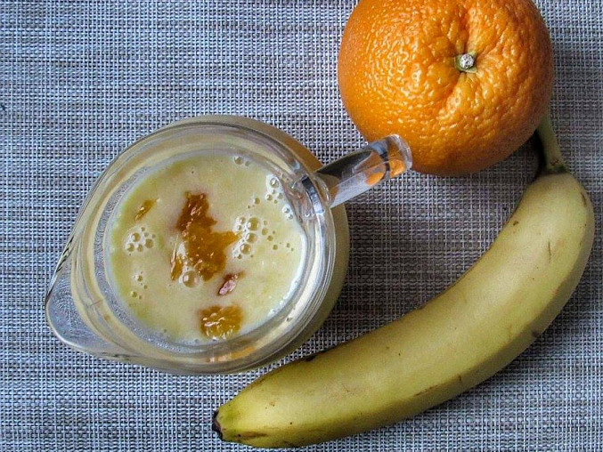 Pomerančovo-banánové smoothie