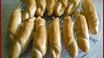 Sádlové rohlíky zadělávané v domácí pekárně