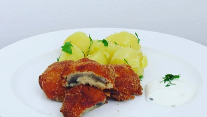 Smažené žampiony