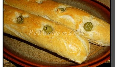 Bagety s olivovými poupaty