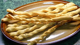 Grissini attorcigliati (kroucené)