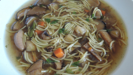 Kovářská houbová polévka