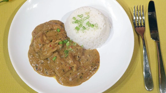 Kuřecí korma s kari, Kuřecí korma s kari