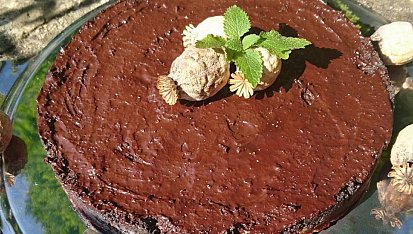 Raw makový cheesecake
