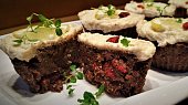 Raw mrkvové muffiny s citronovou polevou