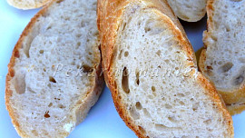 Bagety se starým těstem (old dough, pâte fermentée)