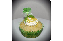 Bazalkovo citrónové muffiny / cupcaky