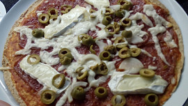 Blesková tortillová "pizza"