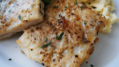 Filé z tresky na citronovém pepři a kmínu