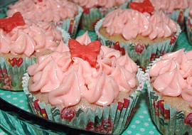Jahodové muffiny / cupcaky