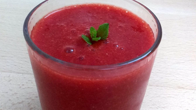 Jahodové smoothie