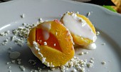 Ovocné (jahodové a meruňkové) knedlíky z tvarohu a pudingů