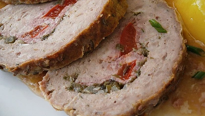 Plněná vepřová sekaná