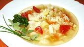 Polévka Minestrone, italská