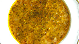 Polévka z hlívy á la "dršťkovka"