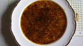 Polévka z hlívy á la "dršťkovka"