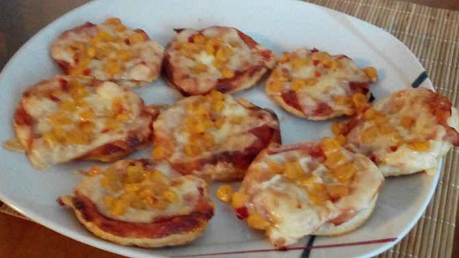 Rychlá minipizza, Hotova pizza