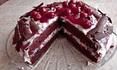 Smetanovo-višňový dort podle Lenky