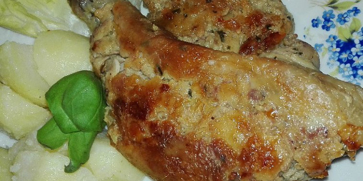 Taťkovo pečené kuře s nádivkou