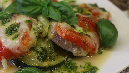 Vepřové medailonky "Caprese"