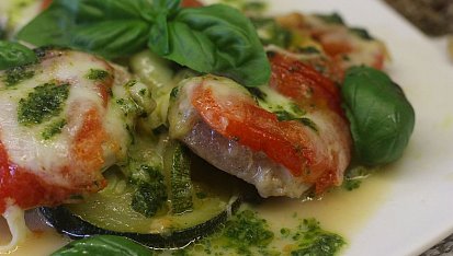 Vepřové medailonky "Caprese"