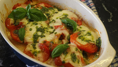 Vepřové medailonky "Caprese"
