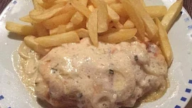 Zapečená kuřecí prsa s tatarkou