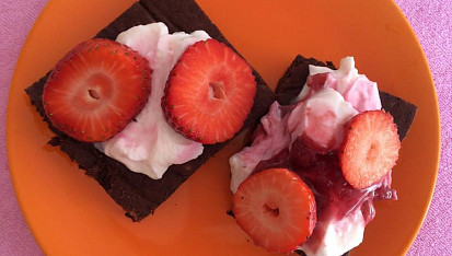Banánové brownies s proteinem
