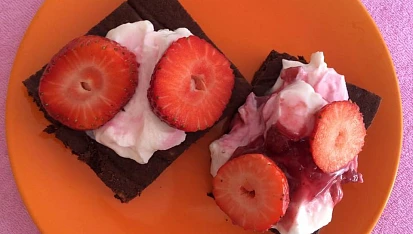 Banánové brownies s proteinem