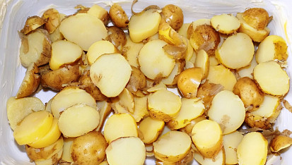 Minibrambůrky zapečené s houbami