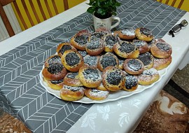 Cuketové koláčky s povidly (povidlové a makové)
