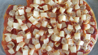 Domácí luxusní pizza